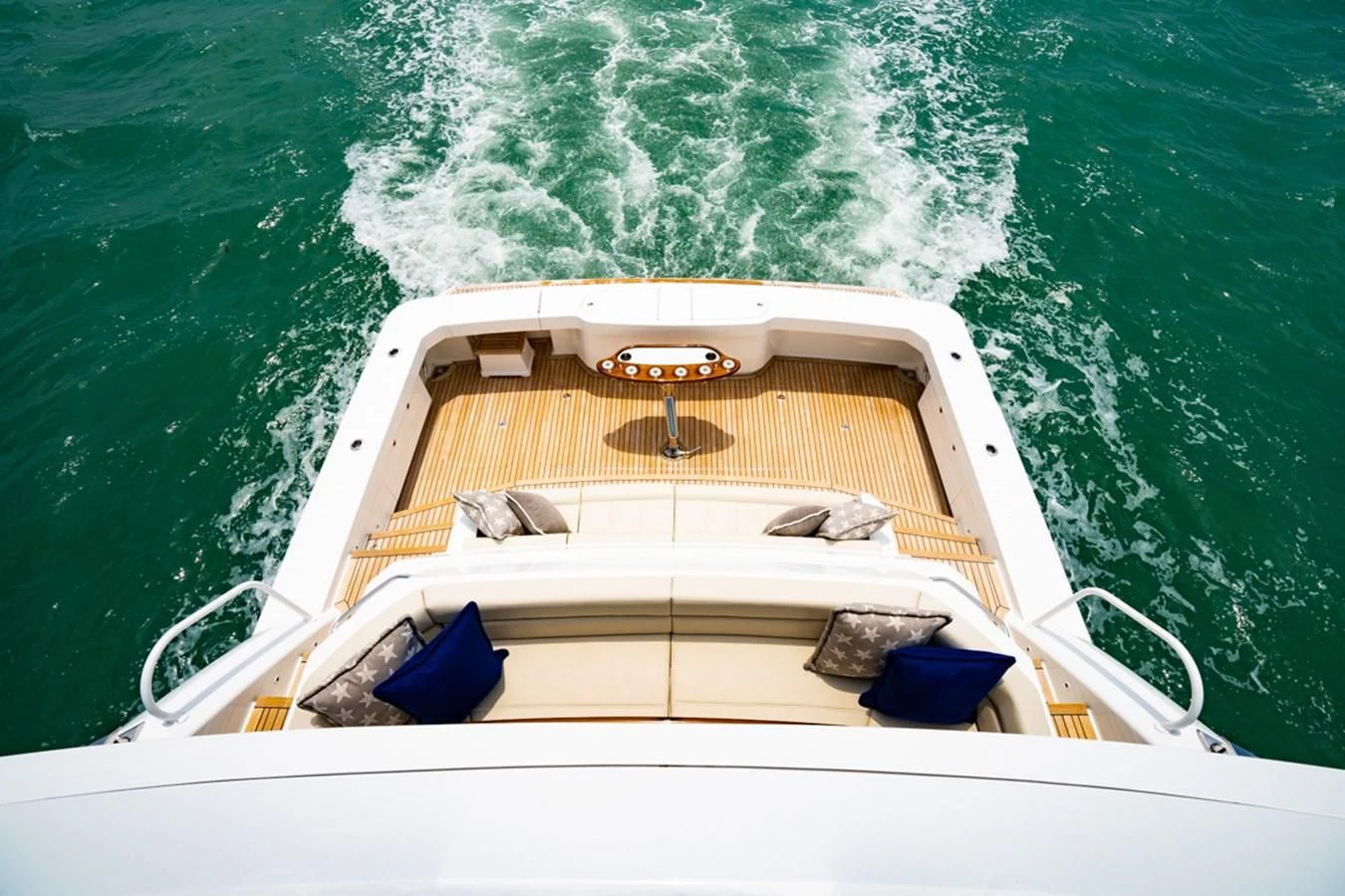 a boat on the water aboard MAKE IT HAPPEN Yacht for Sale