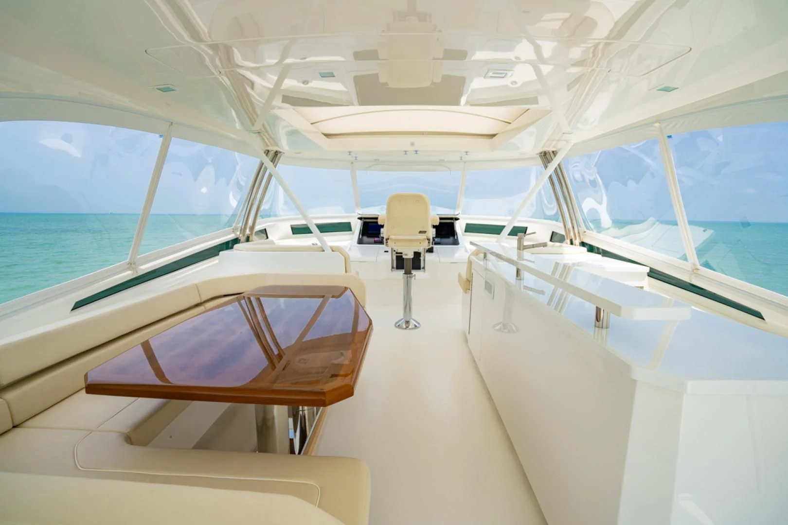 inside of a boat aboard MAKE IT HAPPEN Yacht for Sale