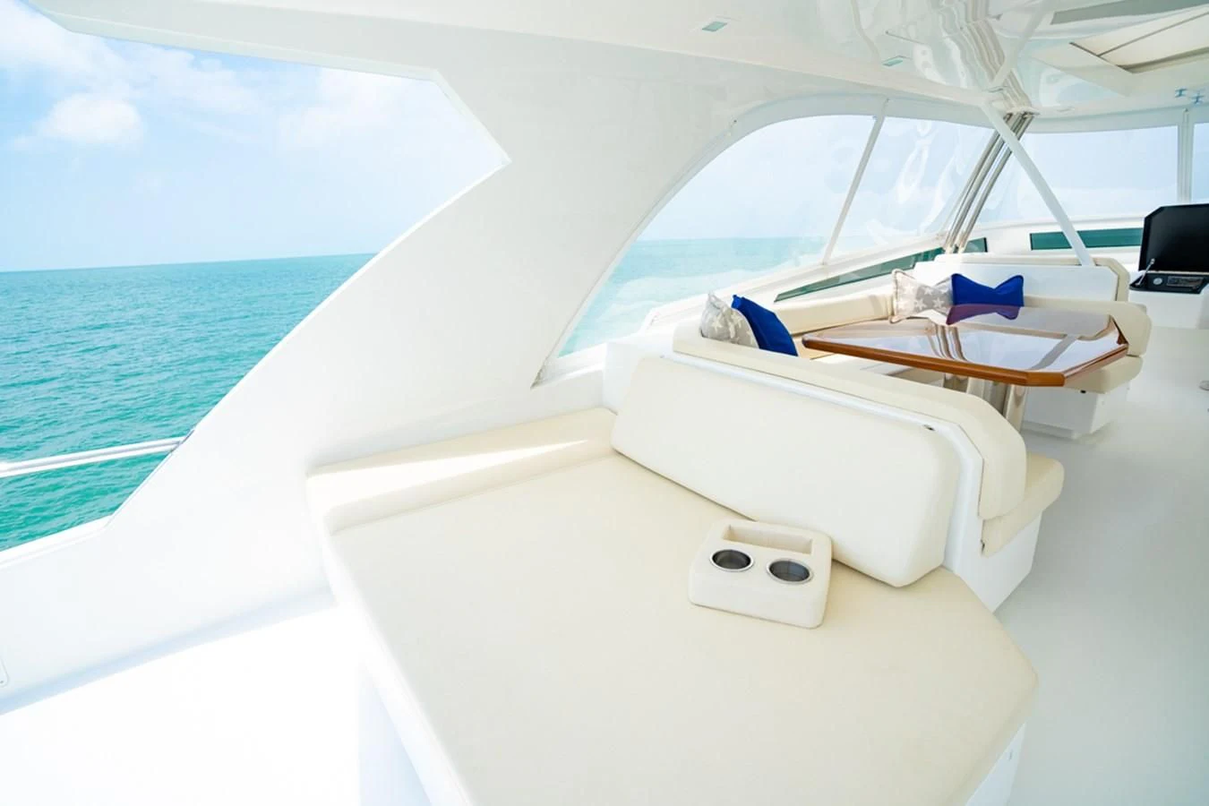 a boat on the water aboard MAKE IT HAPPEN Yacht for Sale