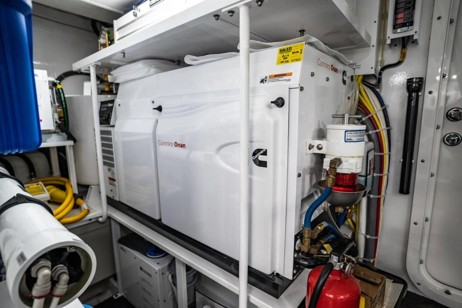 a machine with a white object on the side aboard MAKE IT HAPPEN Yacht for Sale
