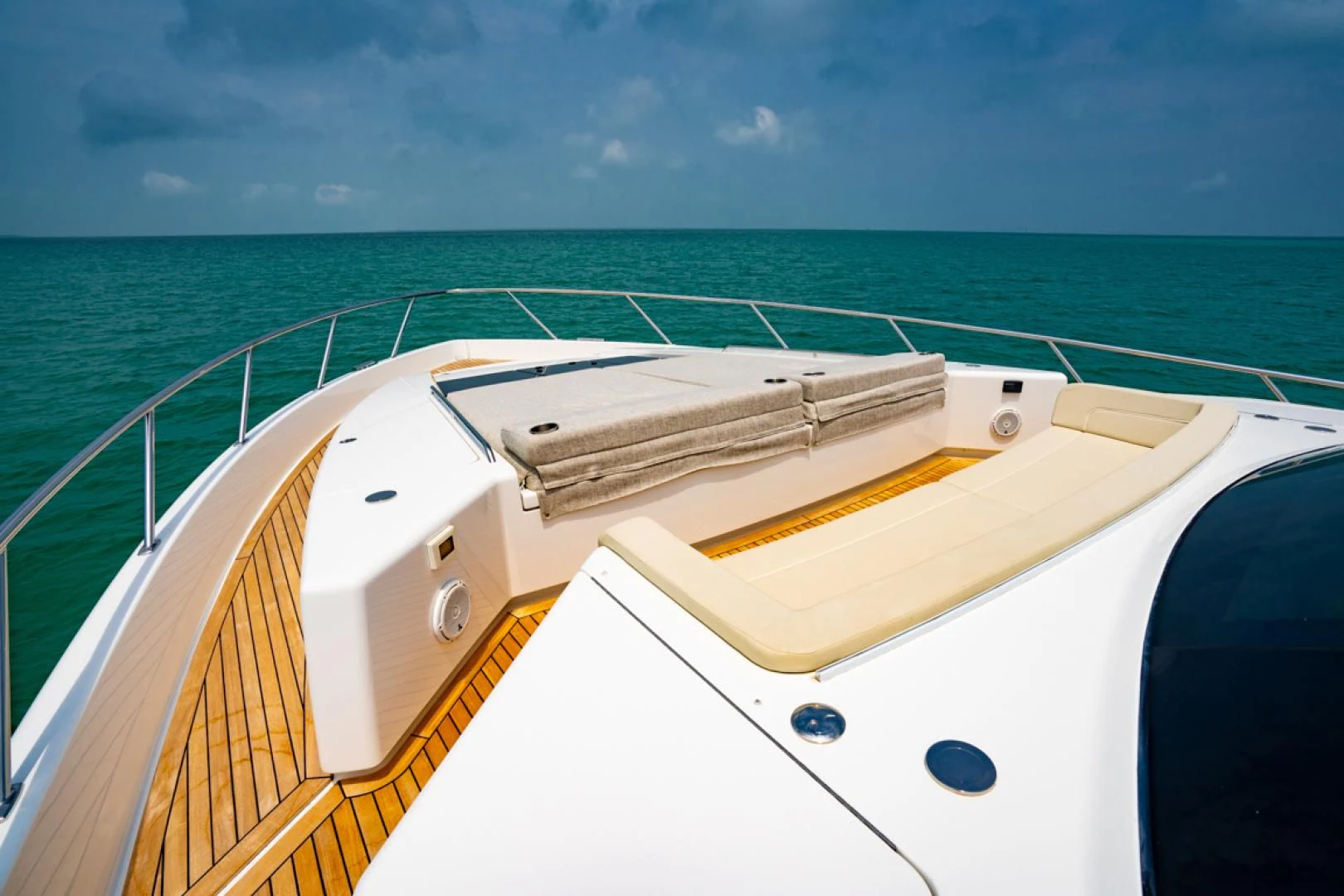 a boat on the water aboard MAKE IT HAPPEN Yacht for Sale
