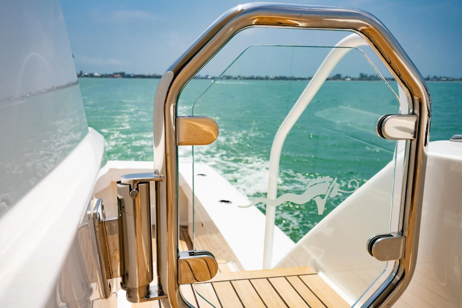 a boat on the water aboard MAKE IT HAPPEN Yacht for Sale