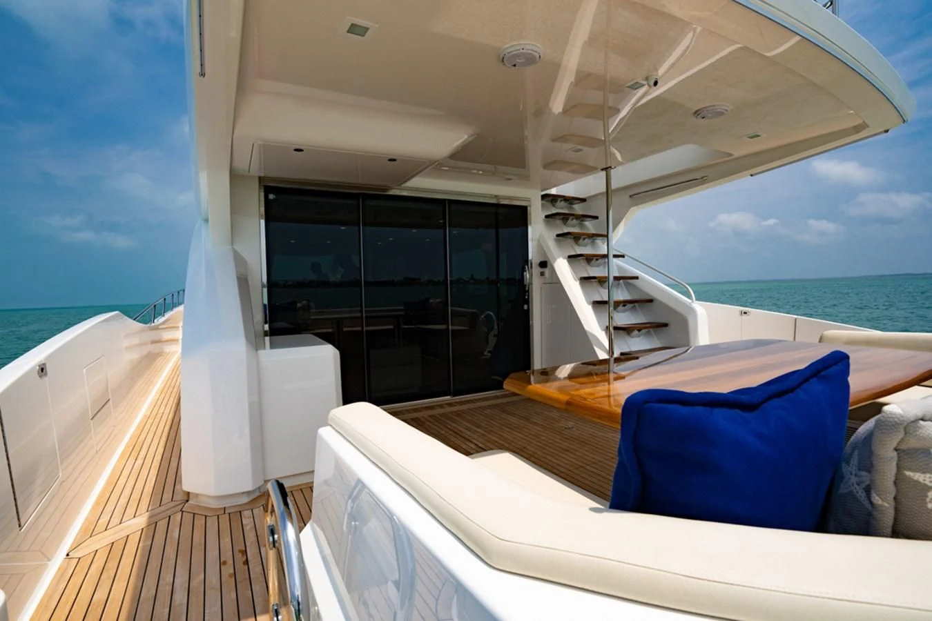 a boat on the water aboard MAKE IT HAPPEN Yacht for Sale