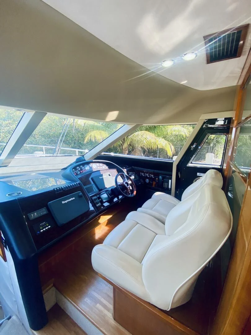 inside of a vehicle aboard GRAND CRU Yacht for Sale