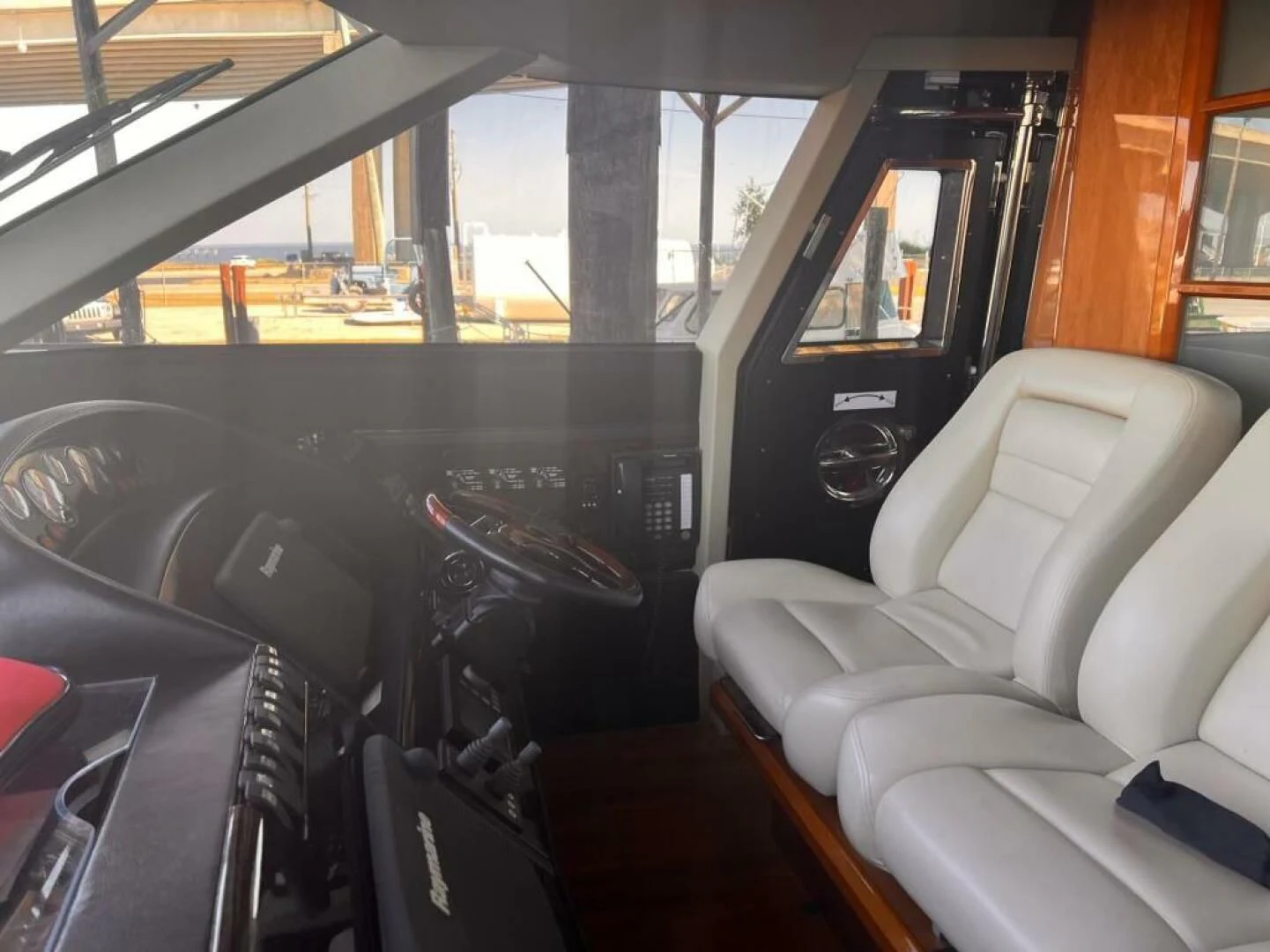 inside of a vehicle aboard GRAND CRU Yacht for Sale
