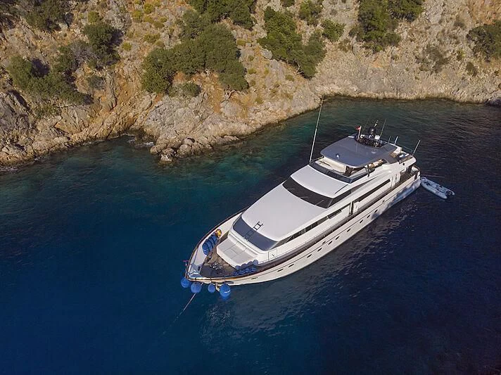 a boat on the water aboard LADY EMESA Yacht for Sale