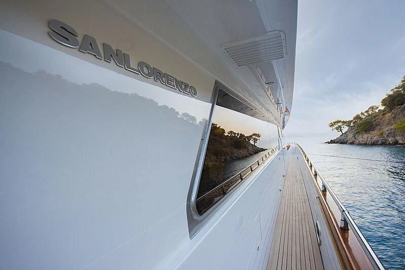 a boat on the water aboard LADY EMESA Yacht for Sale