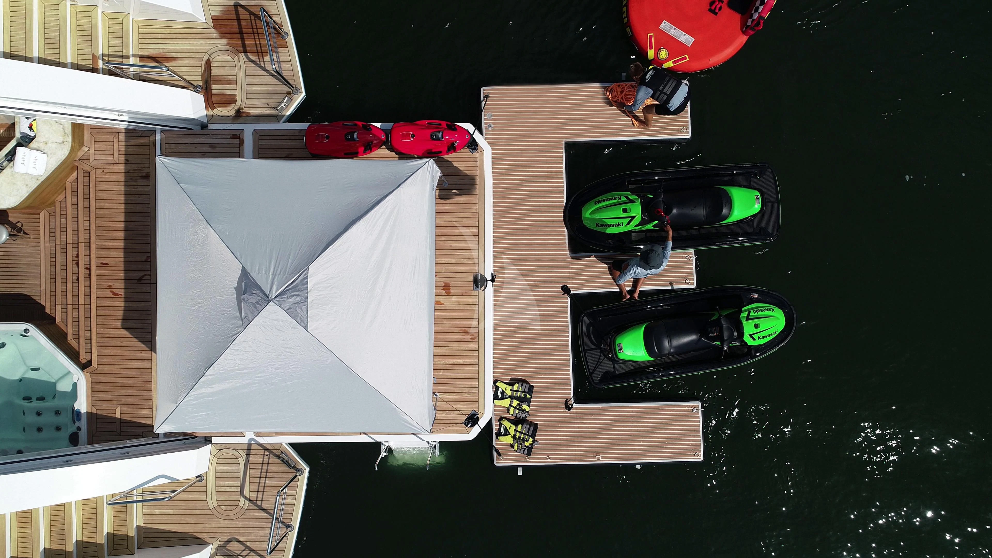 a screenshot of a video game aboard BABA'S Yacht for Sale