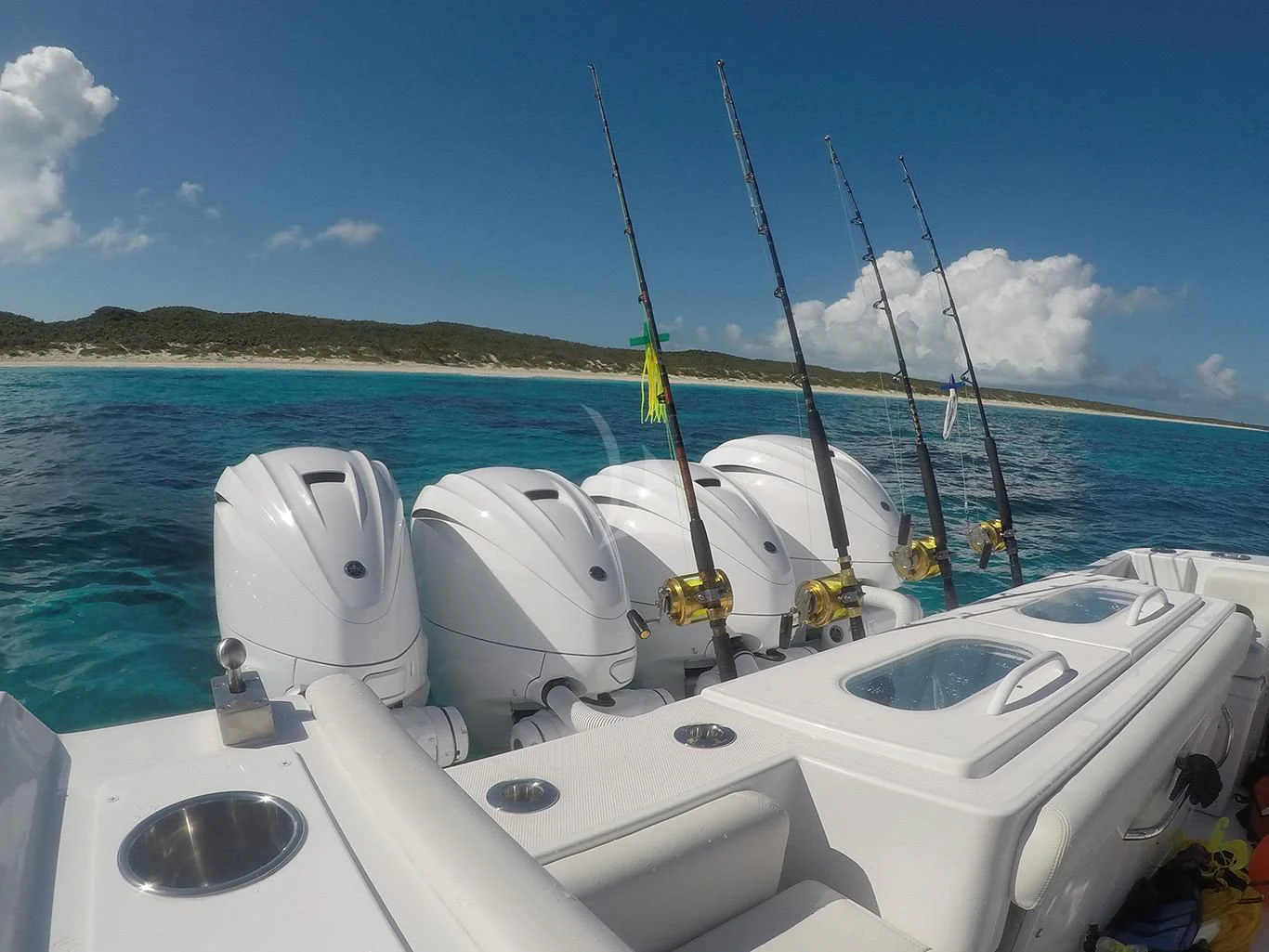 a boat on the water aboard BABA'S Yacht for Sale