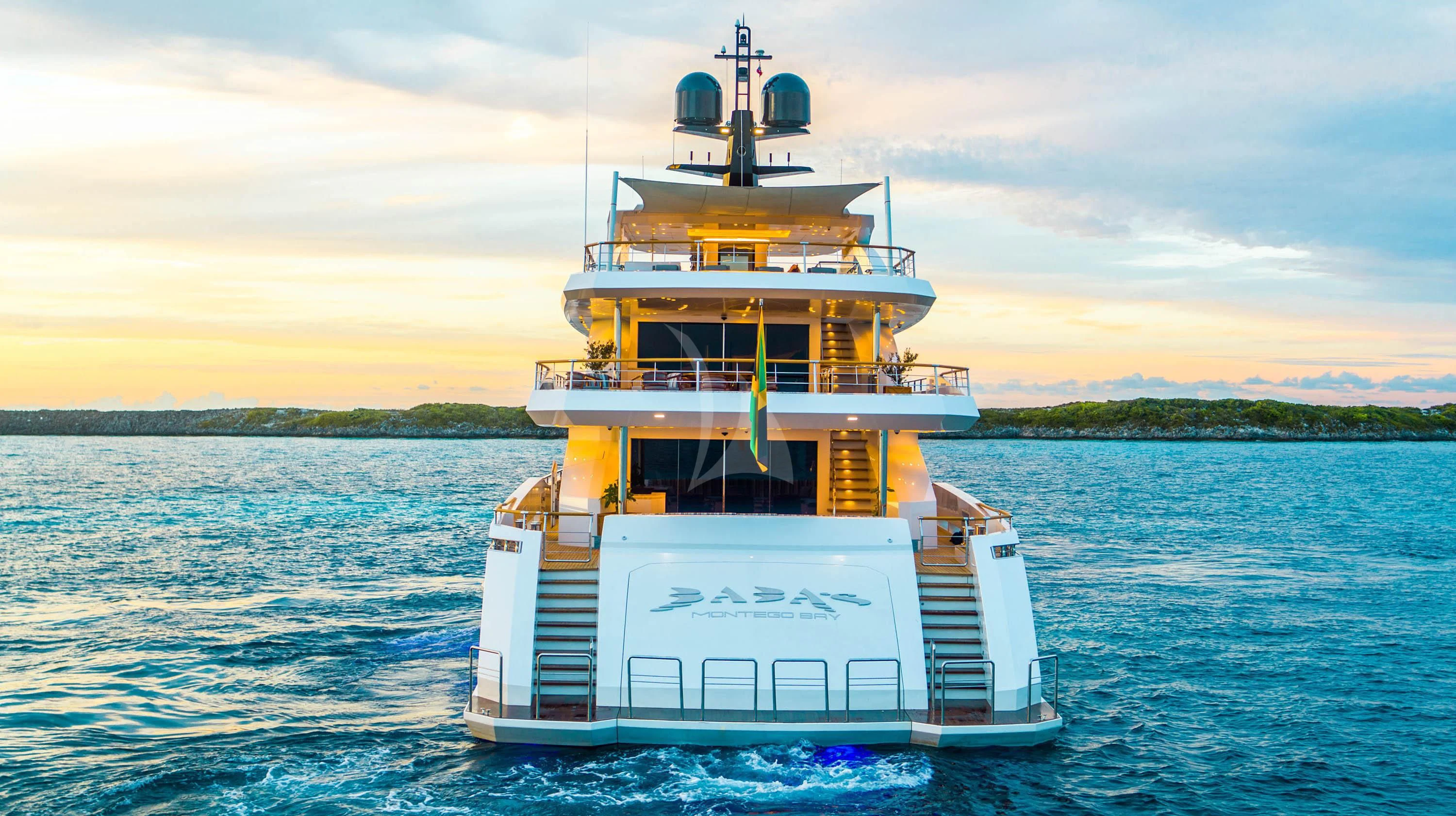 a boat in the water aboard BABA'S Yacht for Sale