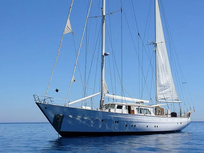 a boat on the water aboard AIRIN Yacht for Sale