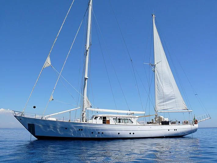 a boat on the water aboard AIRIN Yacht for Sale