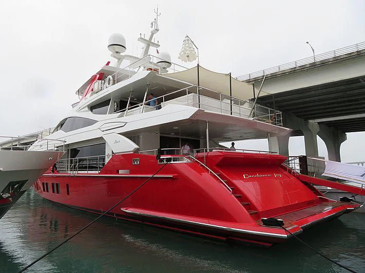 a boat on the water aboard HAPPY D Yacht for Sale