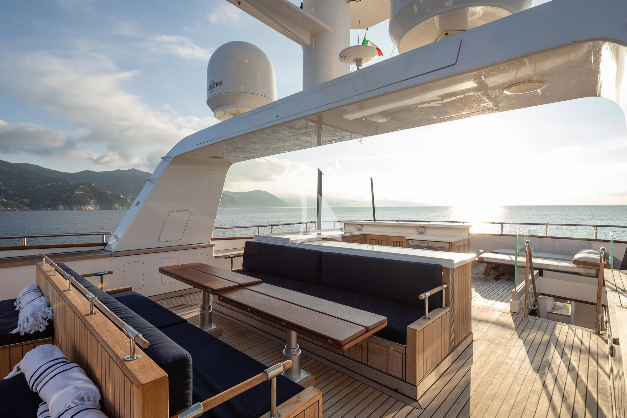 a boat on the water aboard CURIOSITY Yacht for Sale