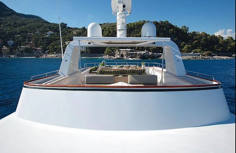 a boat on the water aboard CURIOSITY Yacht for Sale