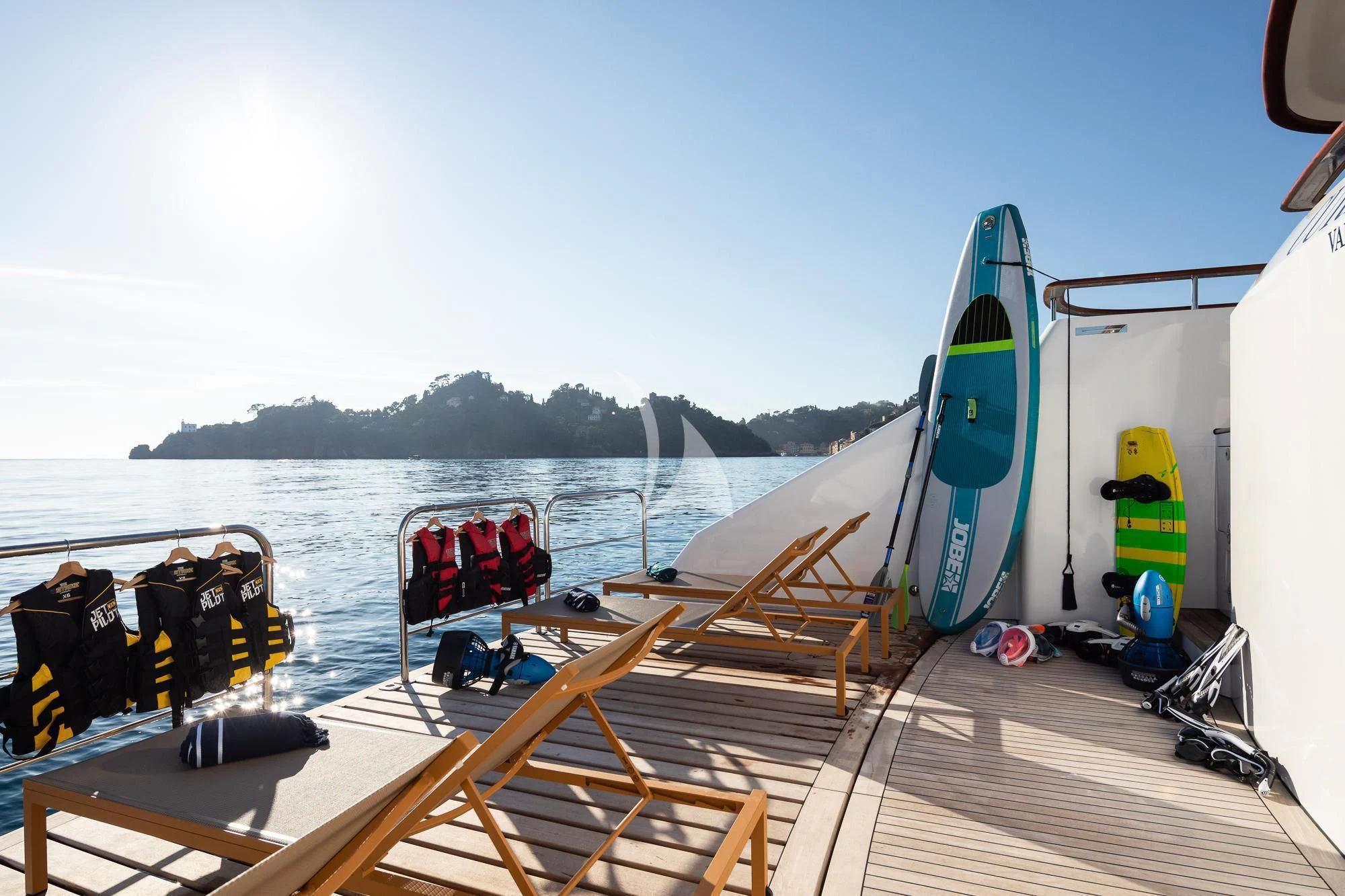 a boat on the water aboard CURIOSITY Yacht for Sale