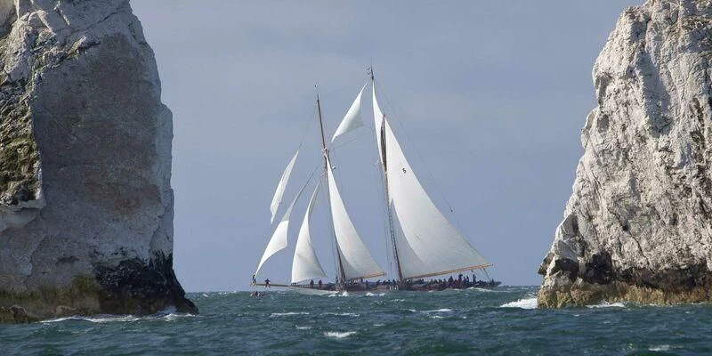 a sailboat in the water aboard ELEONORA E Yacht for Sale