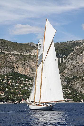 a sailboat on the water aboard ELEONORA E Yacht for Sale