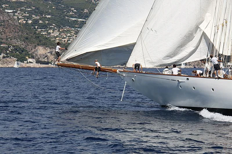 a sailboat on the water aboard ELEONORA E Yacht for Sale