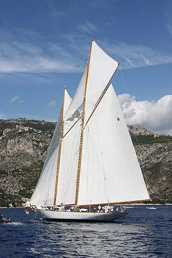 a sailboat on the water aboard ELEONORA E Yacht for Sale
