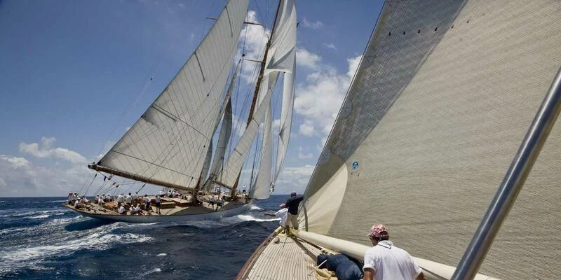 a group of people on a boat aboard ELEONORA E Yacht for Sale