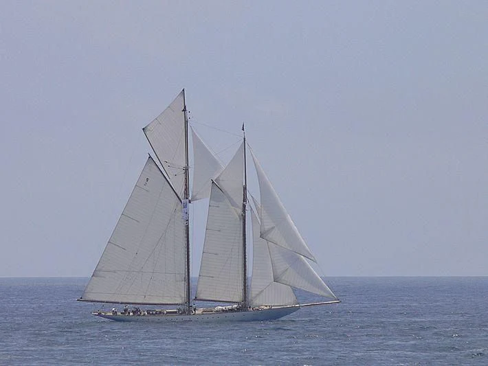 a sailboat in the water aboard ELEONORA E Yacht for Sale