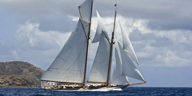 a sailboat on the water aboard ELEONORA E Yacht for Sale