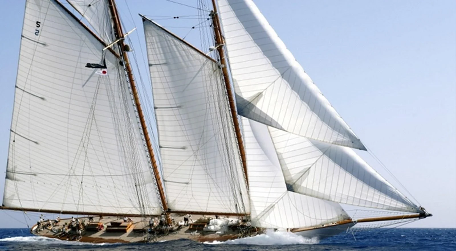 a sailboat on the water aboard ELEONORA E Yacht for Sale