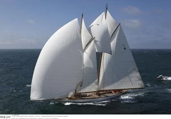a sailboat in the ocean aboard ELEONORA E Yacht for Sale