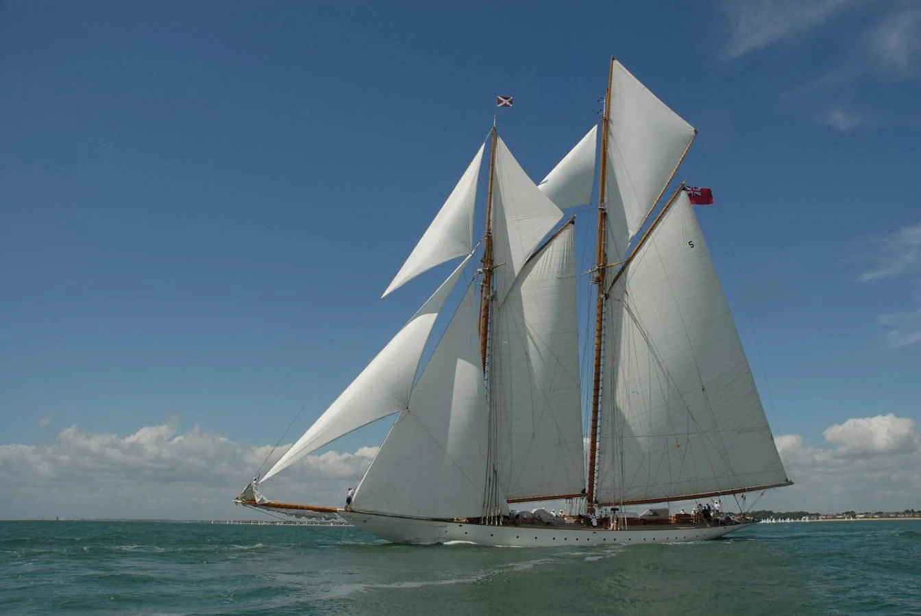 a sailboat on the water aboard ELEONORA E Yacht for Sale