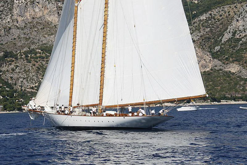 a sailboat on the water aboard ELEONORA E Yacht for Sale
