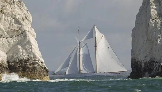 a sailboat in the water aboard ELEONORA E Yacht for Sale