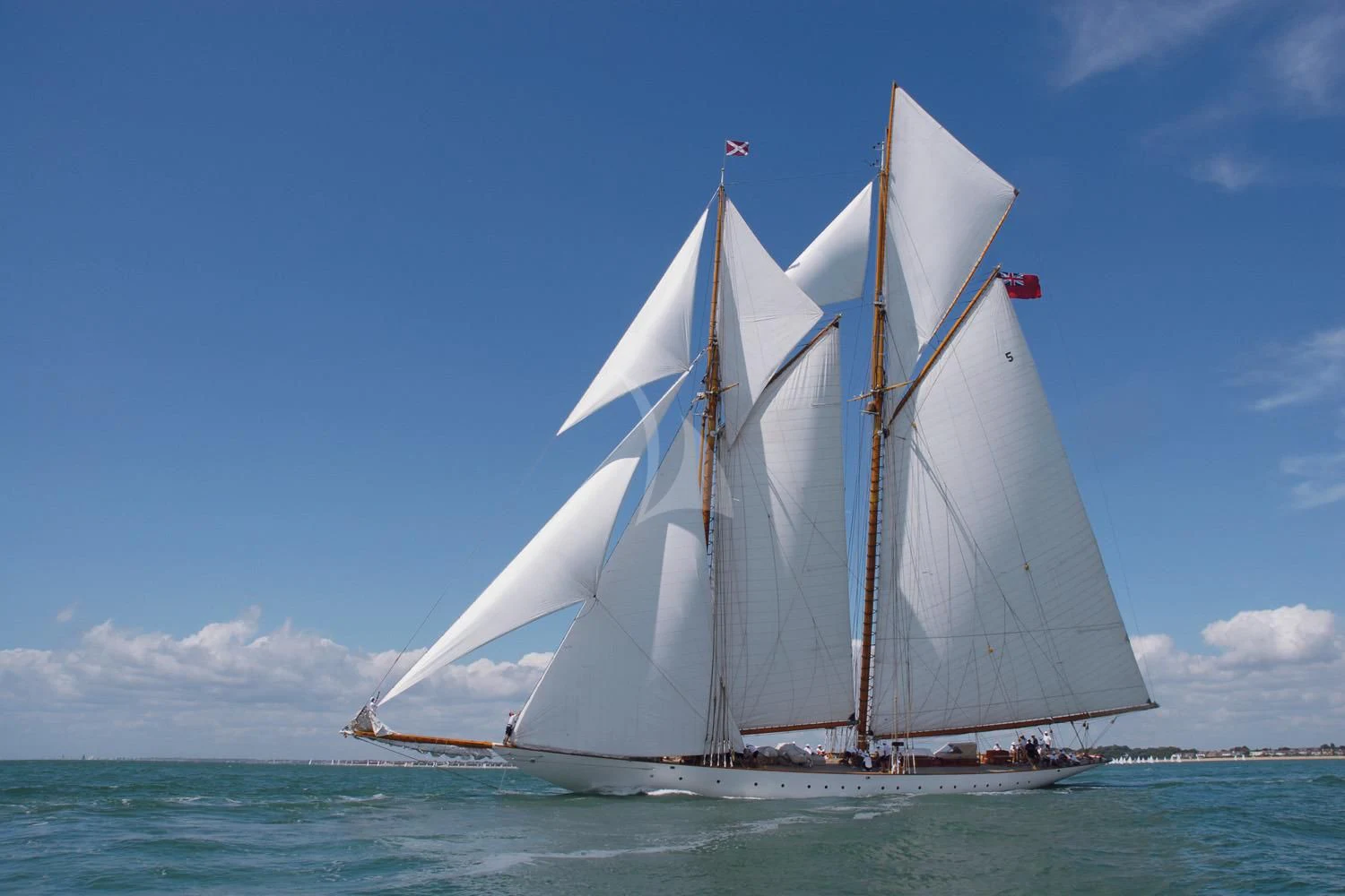 a sailboat in the water aboard ELEONORA E Yacht for Sale