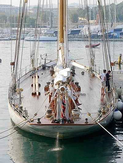 a boat with people on it aboard ELEONORA E Yacht for Sale