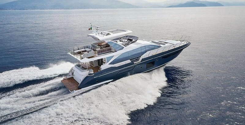 a ship on the water aboard SOLSTICE Yacht for Sale