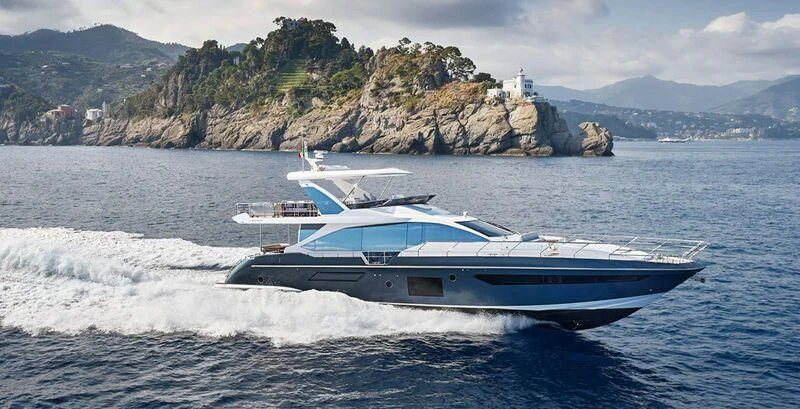 a boat on the water aboard SOLSTICE Yacht for Sale