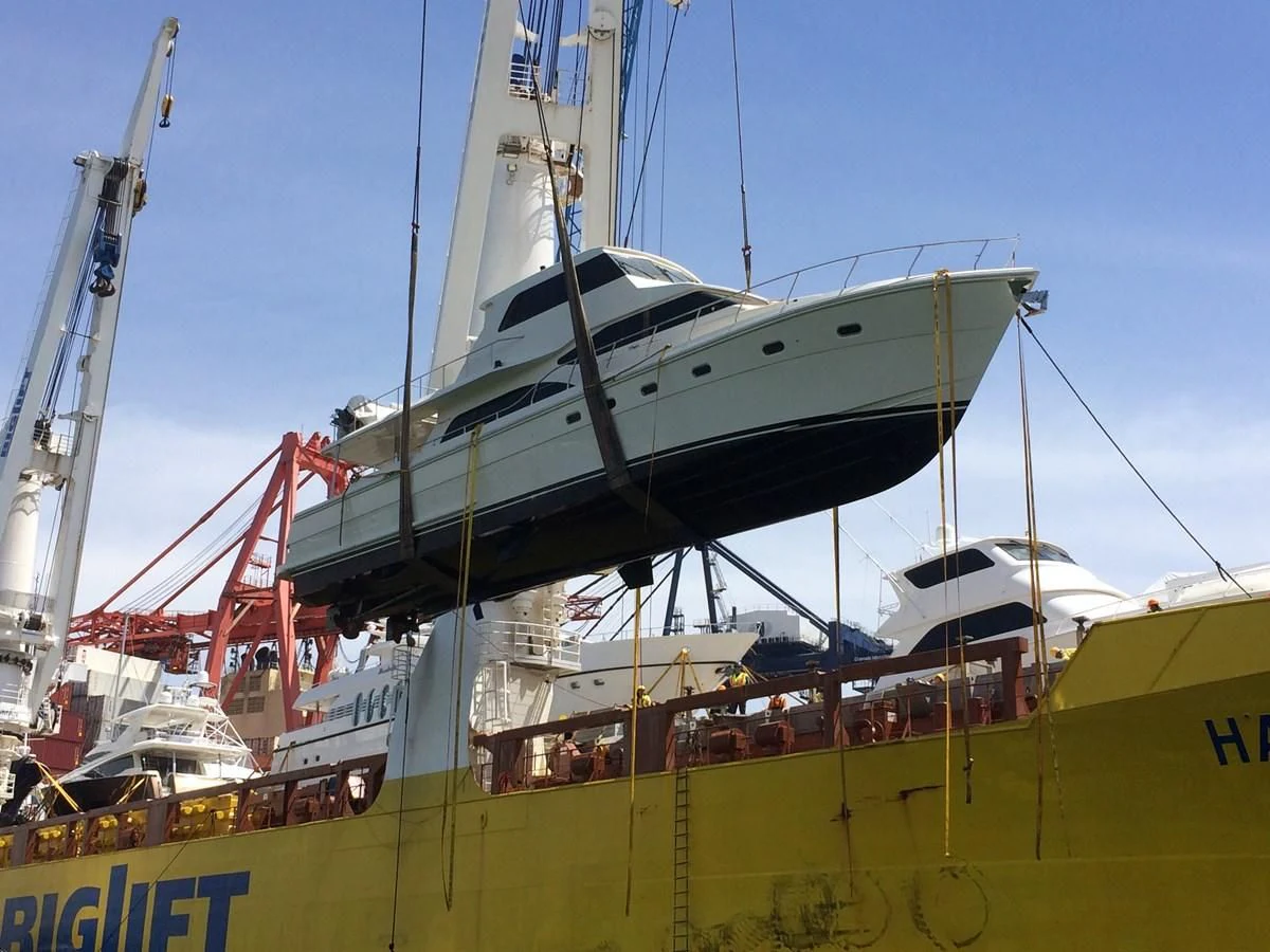 a boat on the water aboard TAKEN TIME II Yacht for Sale