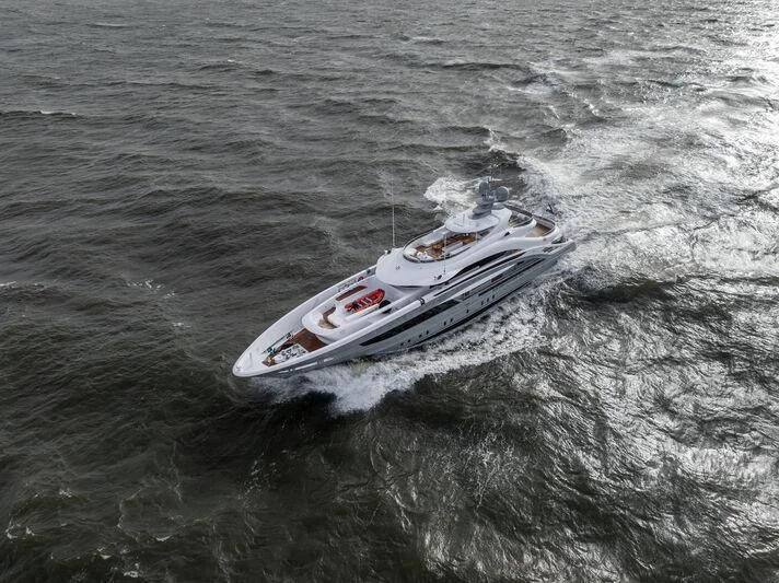 a boat in the water aboard CINDERELLA NOEL IV Yacht for Sale
