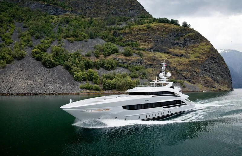 a boat in the water aboard CINDERELLA NOEL IV Yacht for Sale