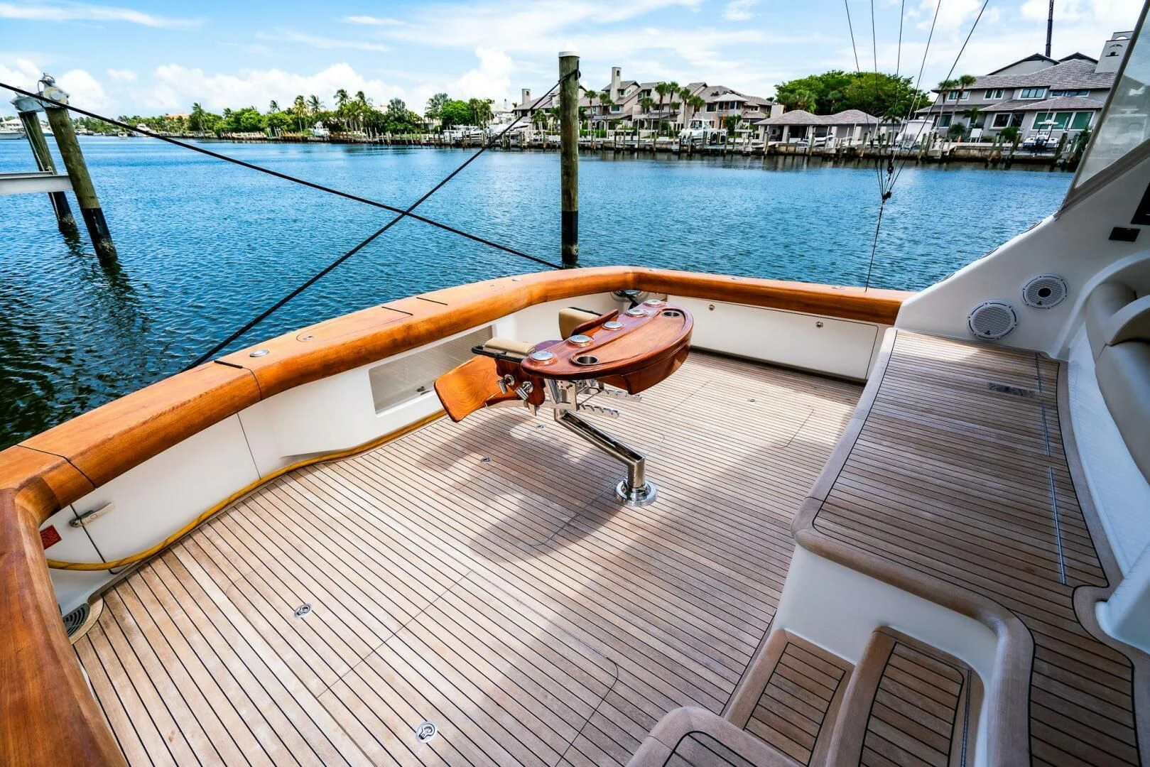 a boat on the water aboard FRIGATE Yacht for Sale
