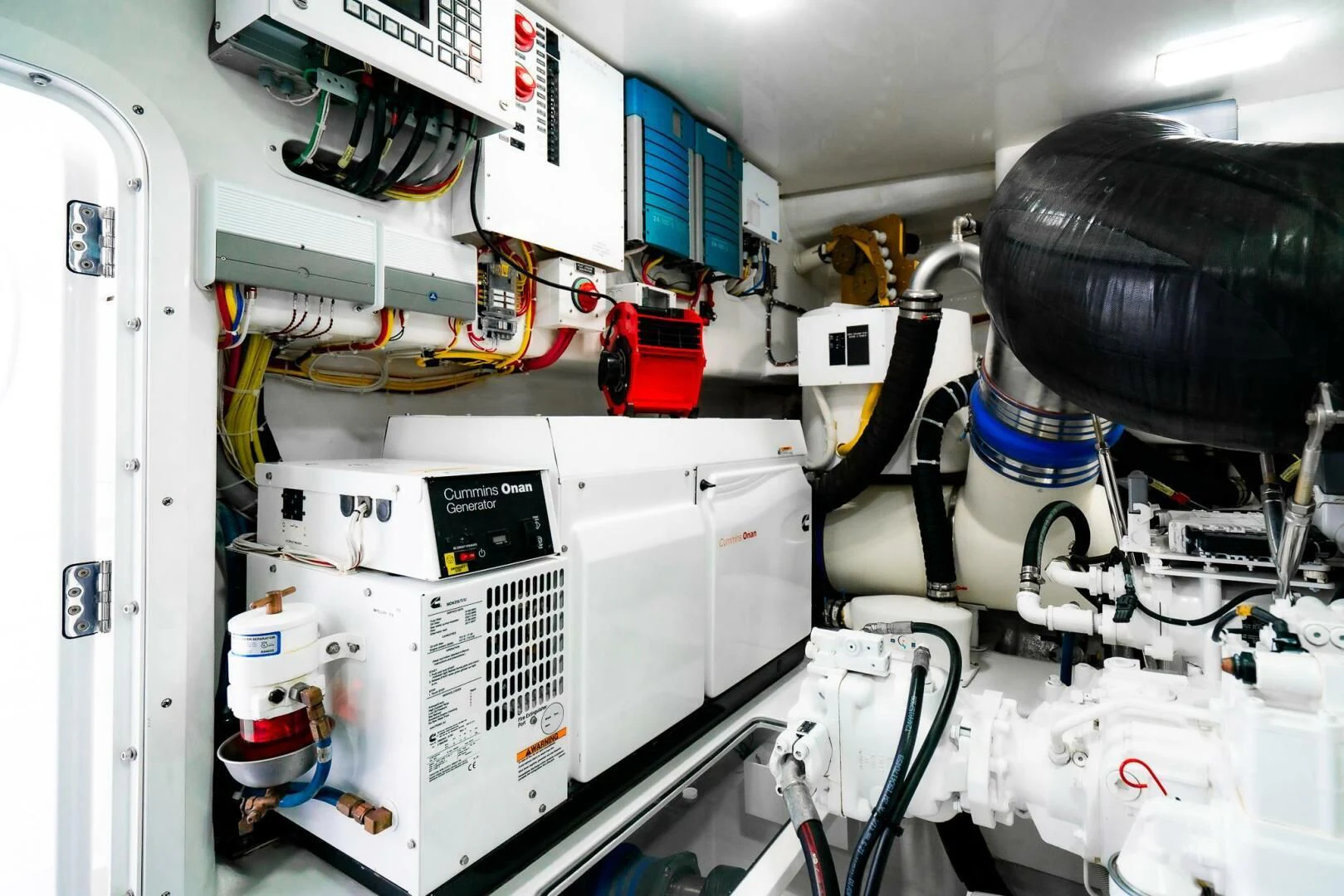 a close-up of a machine aboard FRIGATE Yacht for Sale