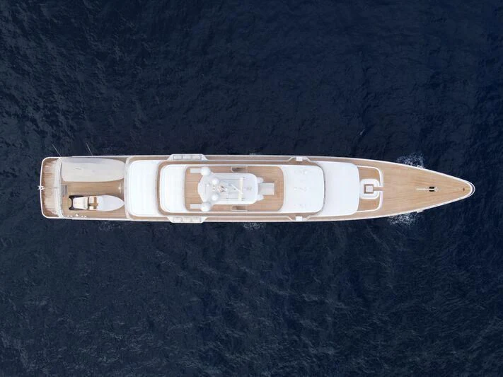 a silver metal object aboard MUSASHI Yacht for Sale