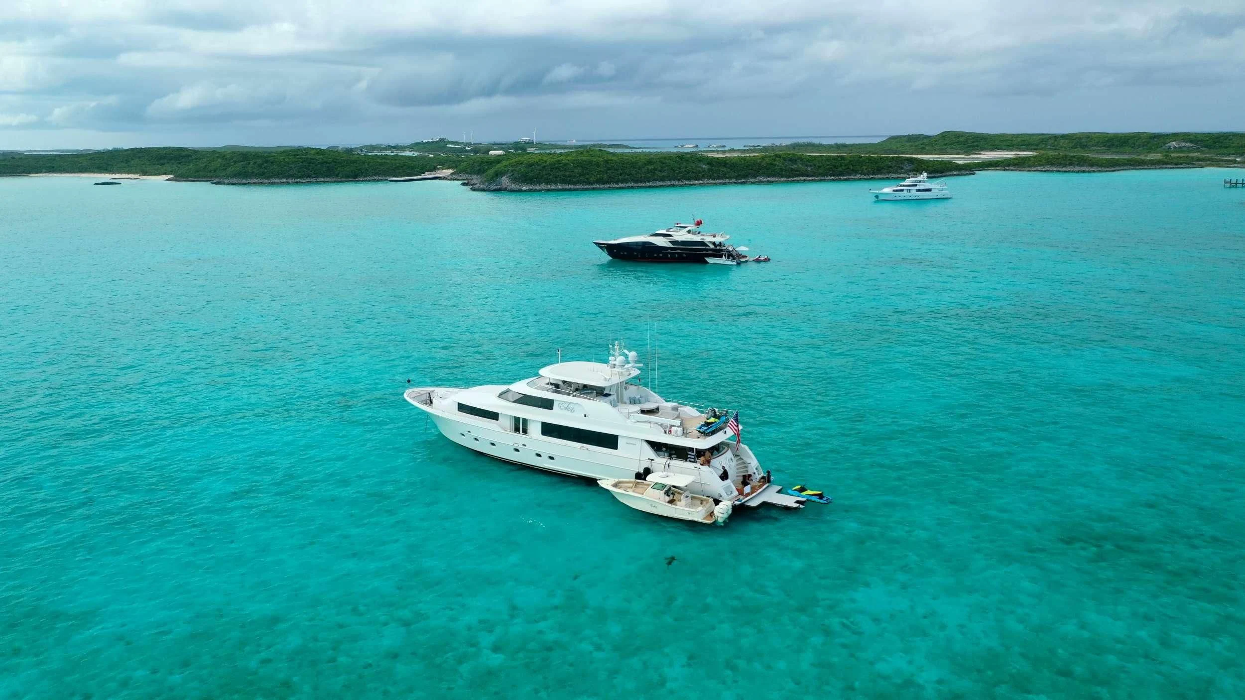 a couple of boats in the water aboard EDEN Yacht for Sale