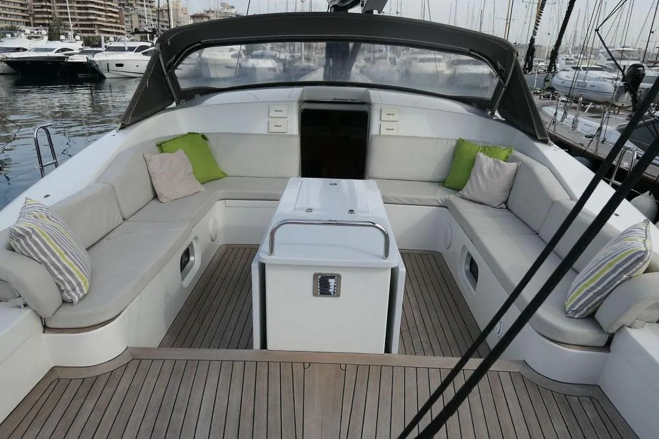 a boat on the water aboard LA LUNA Yacht for Sale