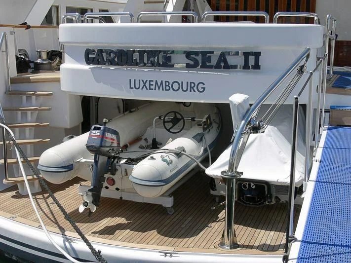 a machine on the counter aboard CAROLINE SEA II Yacht for Sale
