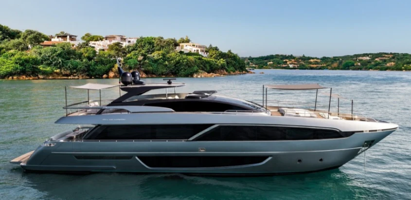 a boat on the water aboard IRON GRYPHON Yacht for Sale
