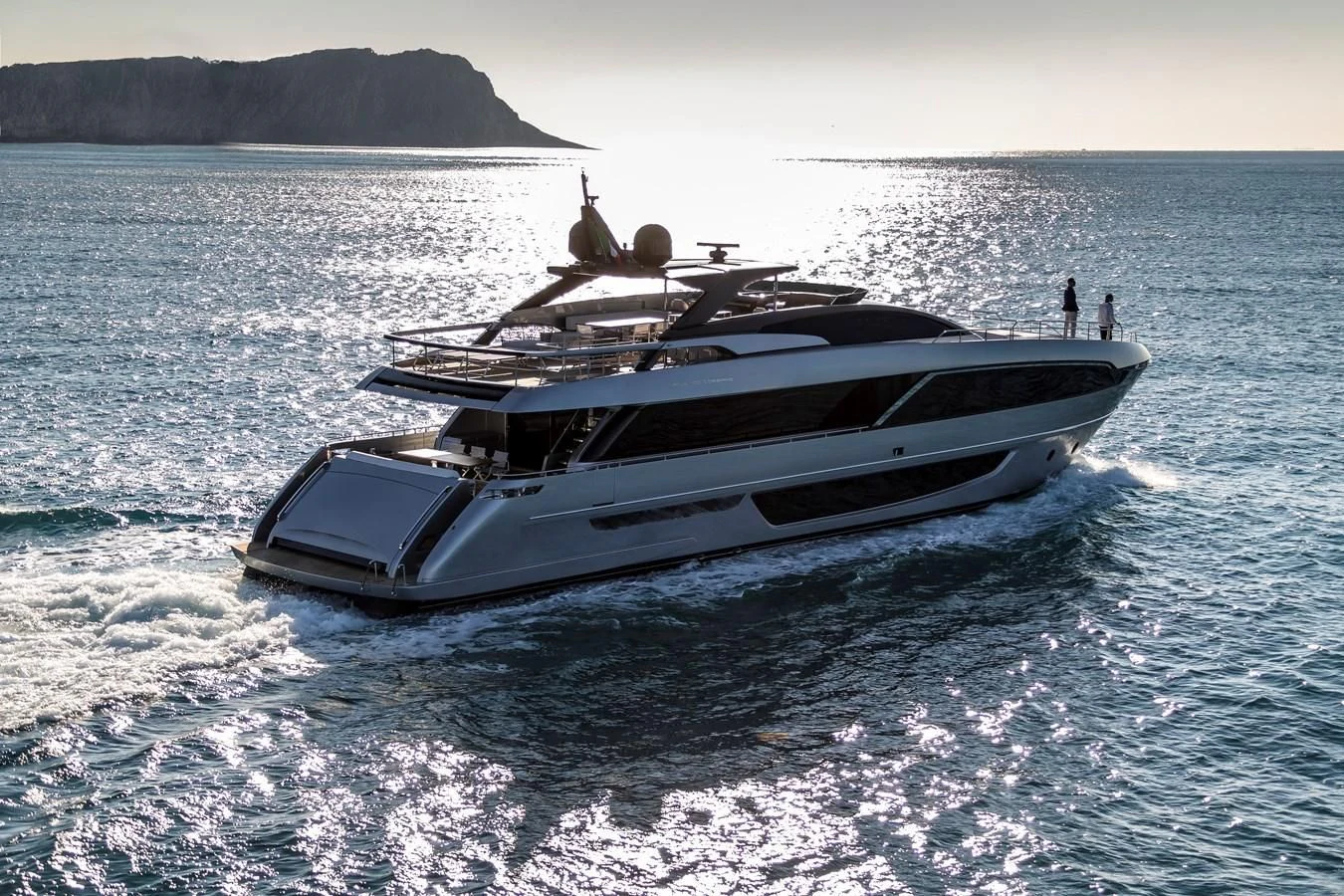 a boat on the water aboard IRON GRYPHON Yacht for Sale