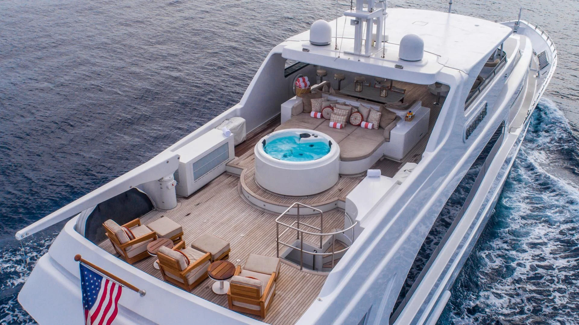 a ship on the water aboard CAMILLE Yacht for Sale