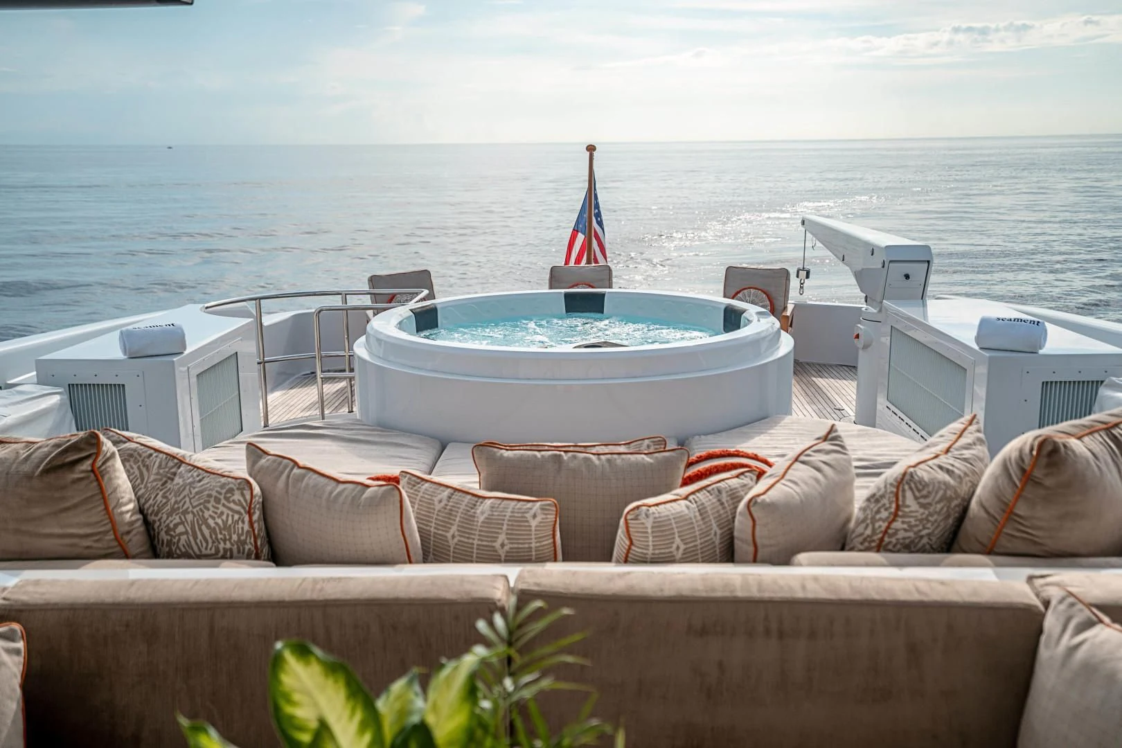 a boat on a large body of water aboard CAMILLE Yacht for Sale