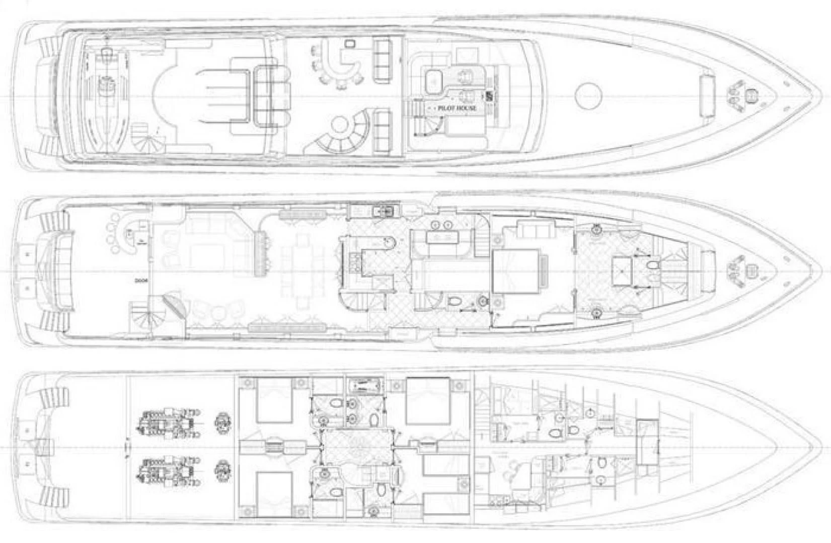 diagram, engineering drawing aboard CAMILLE Yacht for Sale